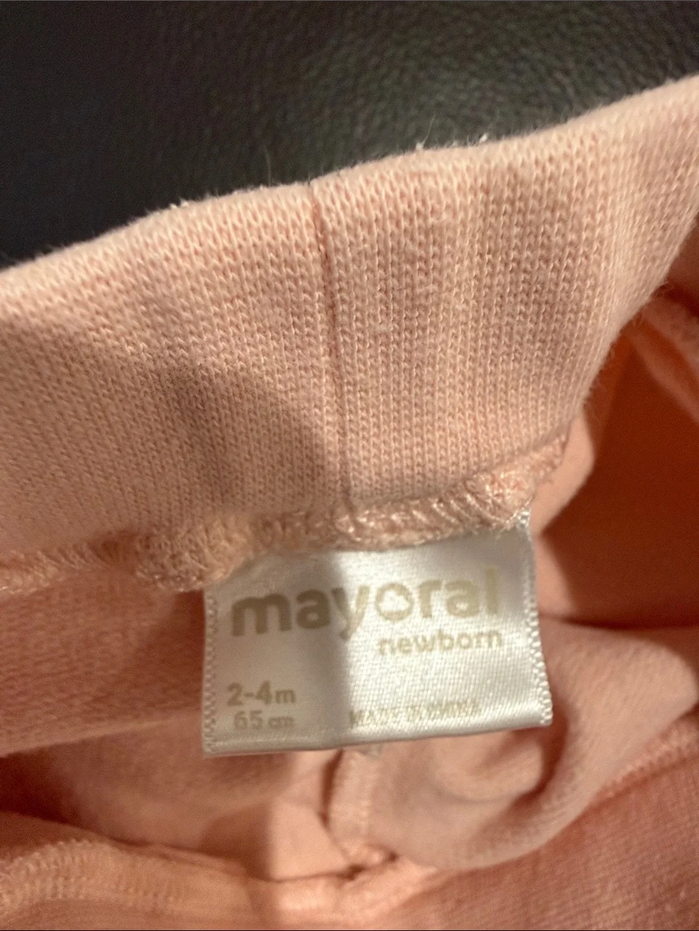 Mayoral baby girl 2 piece jacket and pants set 2-4 months